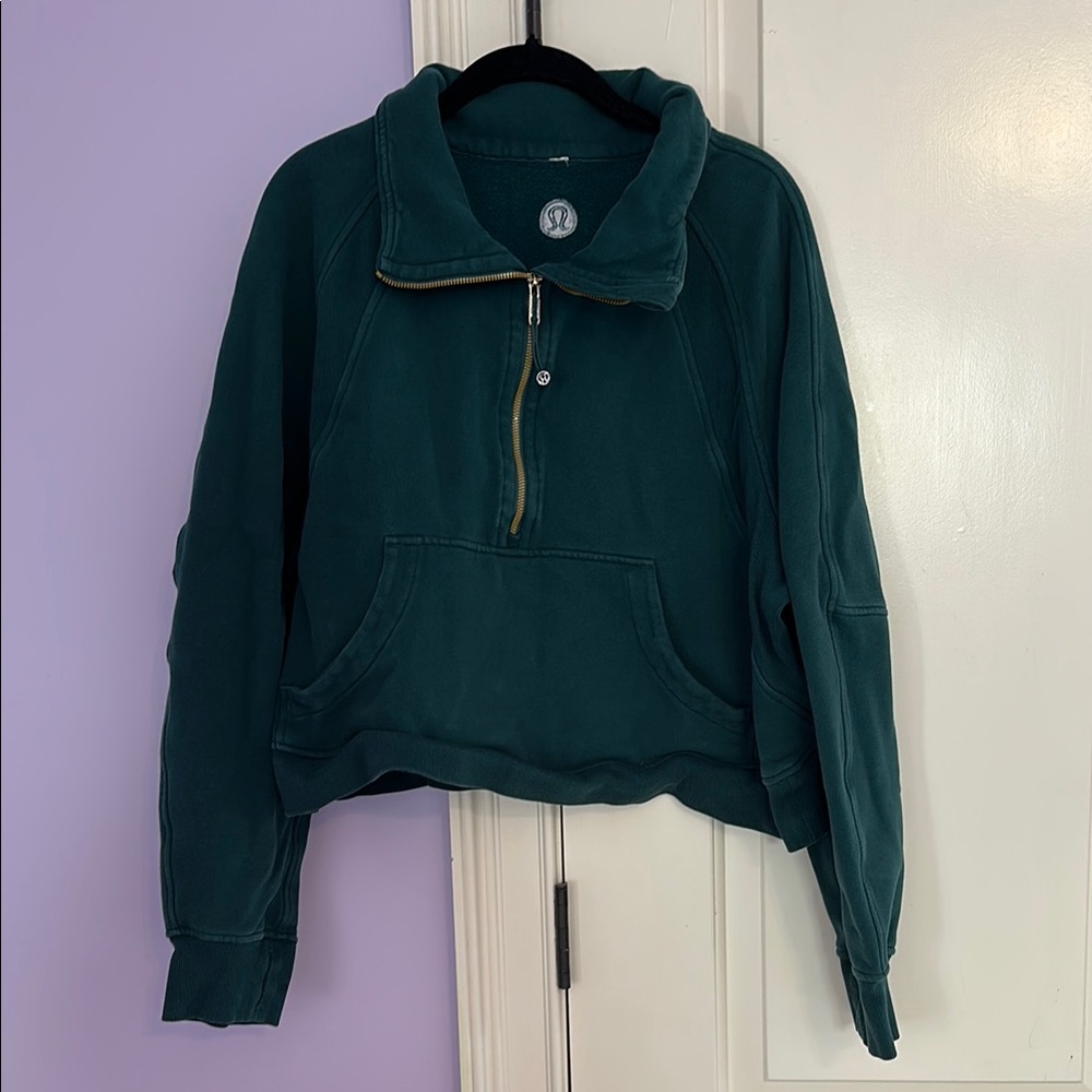 Lululemon Teal Half-Zip Pullover